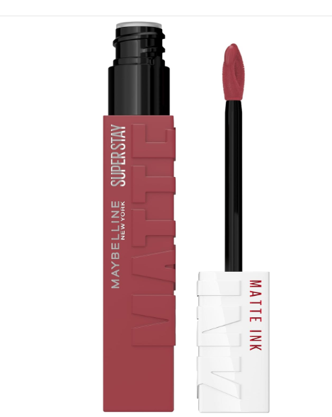 Maybelline Super Stay Matte Ink Liquid Lipstick Makeup, Long Lasting High Impact Color, Up to 16H Wear, Mover, Brown, 1 Count, Packaging May Vary